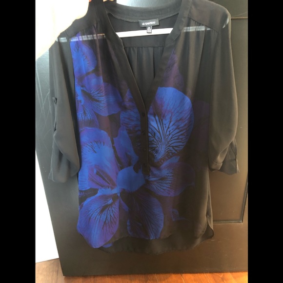 HOST PICK ⭐️ Le Chateau sheer blouse - Picture 2 of 9